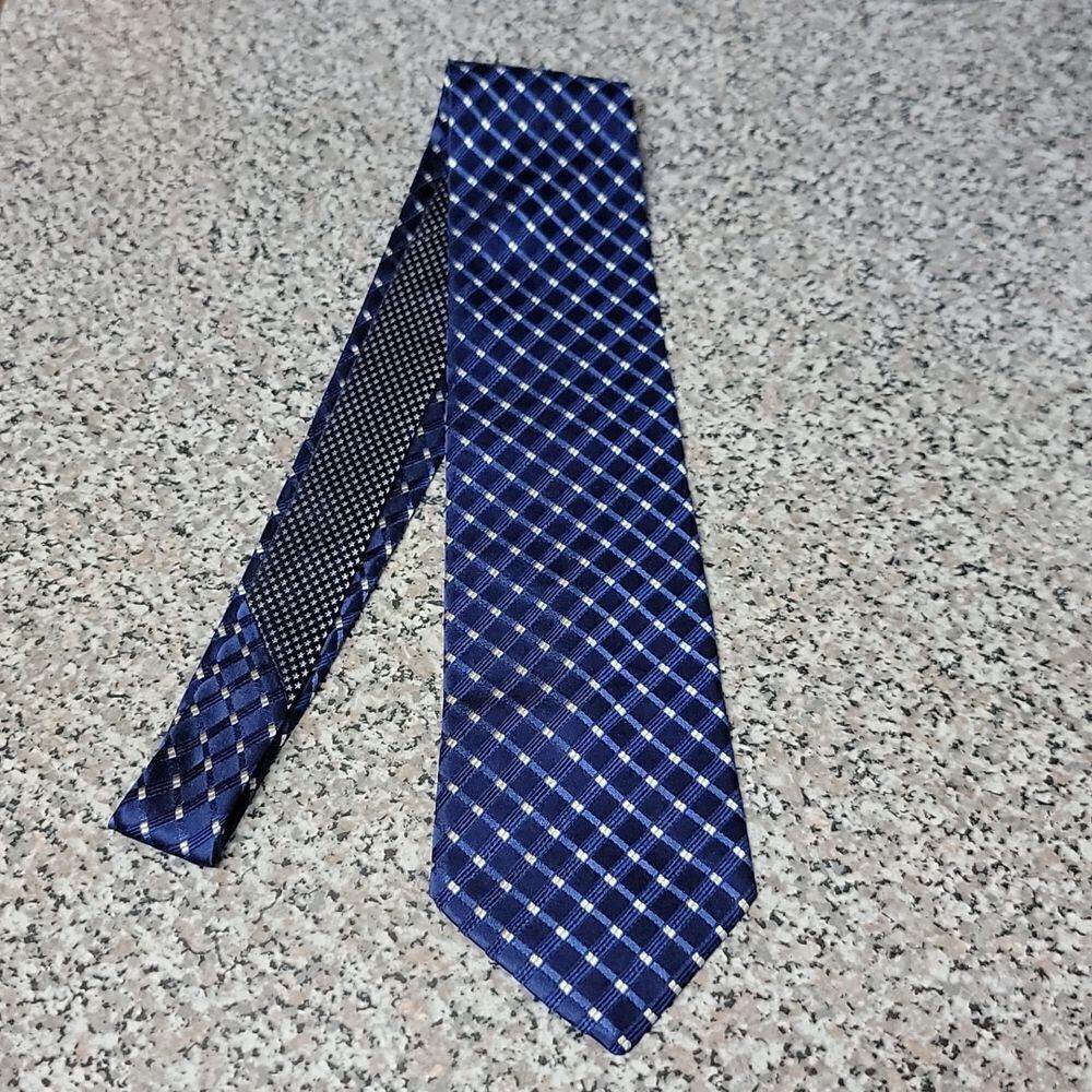 Tommy Hilfiger Navy Green White Men's Neck Tie